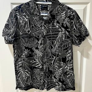 Men’s Denim & Flower Button Down